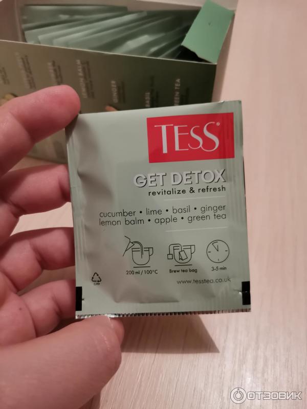 Чай Tess GET DETOX фото