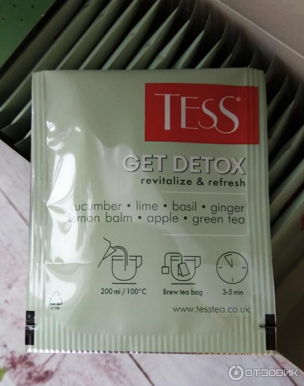 Чай Tess GET DETOX фото