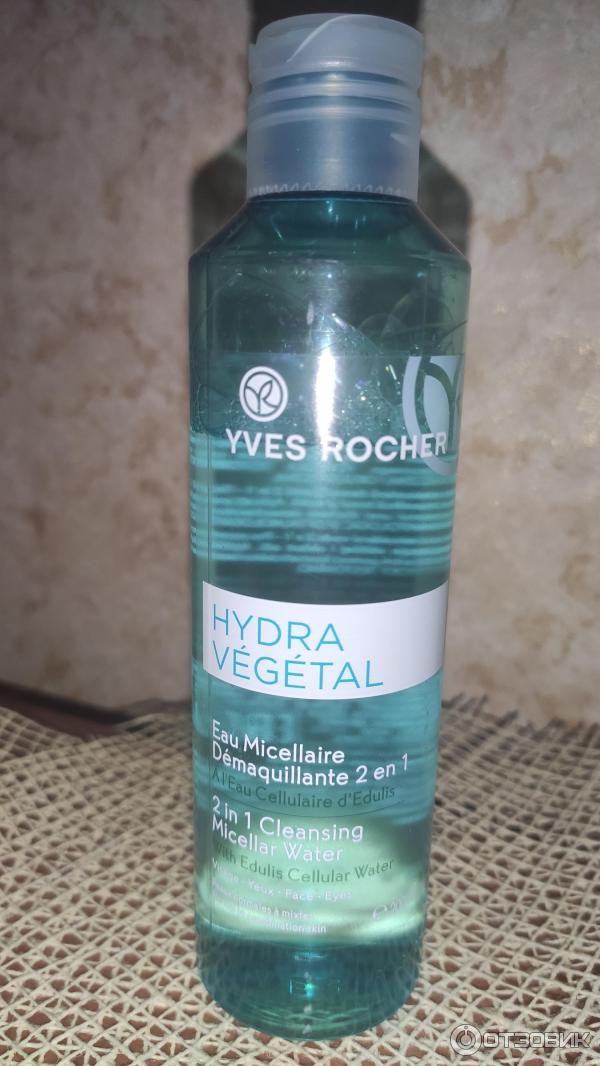 Увлажняющая мицеллярная вода 2 в 1 Yves Rocher Hydra Vegetal фото