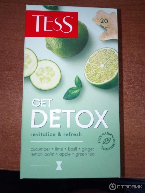 Чай Tess GET DETOX фото