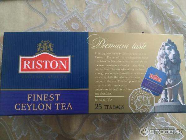 Чай Riston Premium Taste Finest Ceylon Tea фото