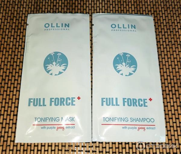 Шампунь OLLIN Professional Full Force тонизирующий с экстрактом пурпурного женьшеня фото