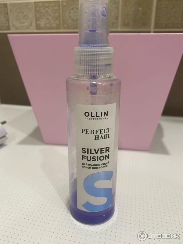 Нейтрализующий спрей для волос Ollin Perfect Hair silver fusion фото