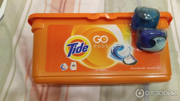 Капсулы для стирки TIDE Go Pods фото