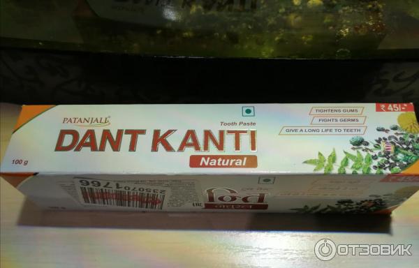 Зубная паста Patanjali Dant Kanti фото