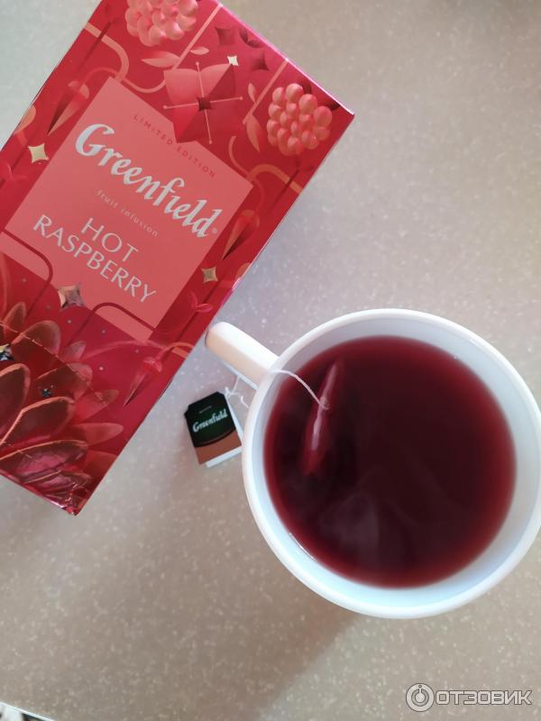 Чайный напиток Greenfield Limited Edition Hot Raspberry фото