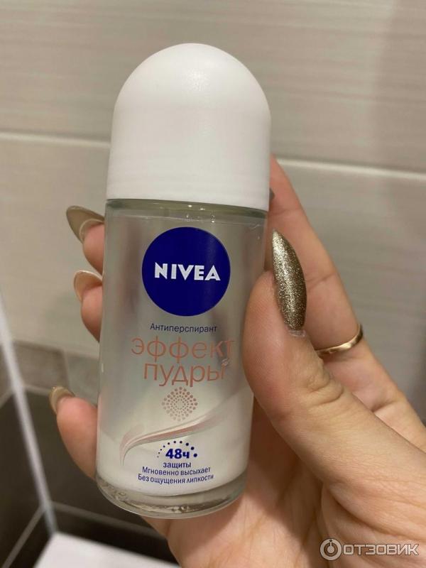 Шариковый дезодорант-антиперспирант Nivea Эффект пудры фото