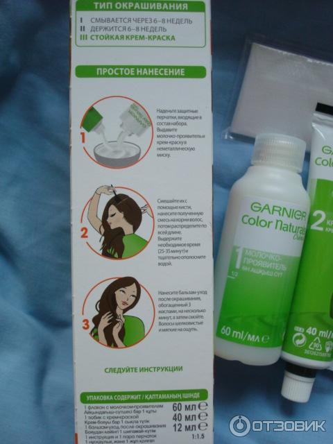 Отзыв о Краска для волос Garnier "Color Naturals" creme | Веселенькая ...