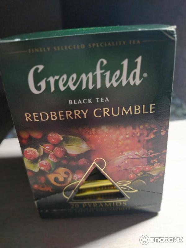 Черный чай Greenfield Redberry crumble фото