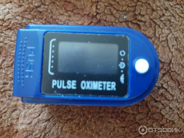 Пульсоксиметр на палец Fingertip Pulse Oximeter фото