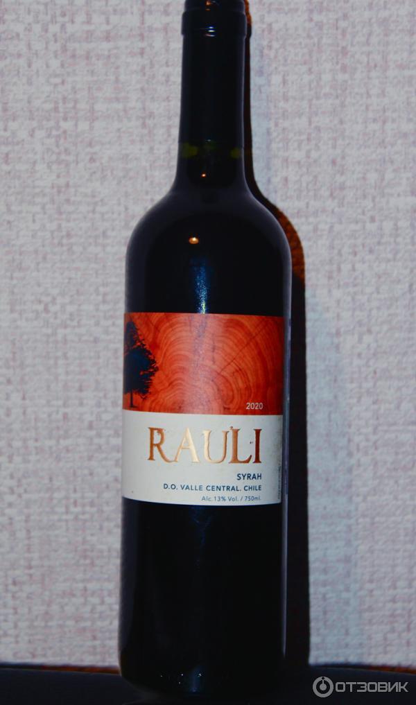 Вино красное сухое Rauli Syrah бутылка