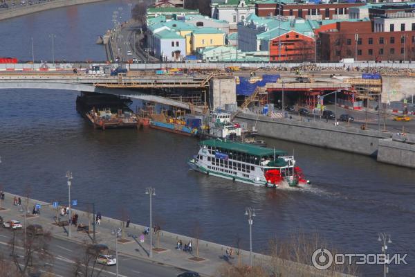 Смотровая площадка храма Христа Спасителя (Россия, Москва) фото