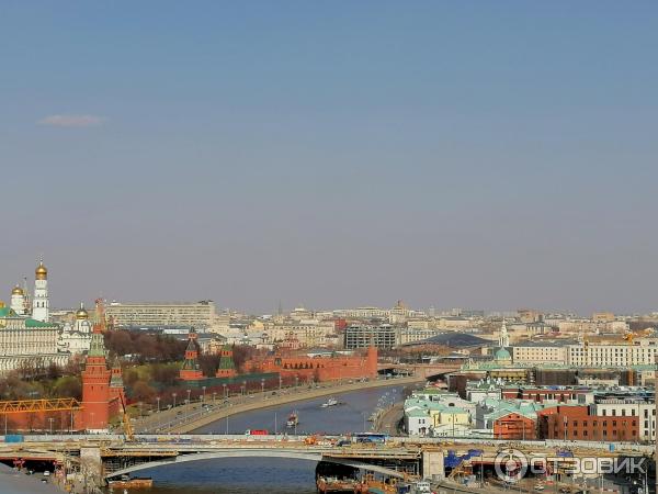 Смотровая площадка храма Христа Спасителя (Россия, Москва) фото