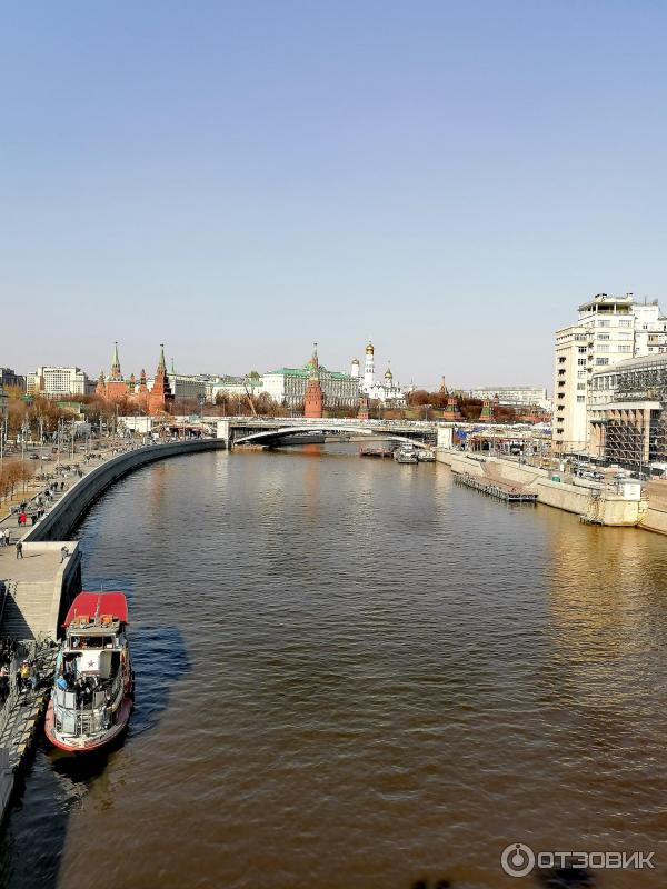 Смотровая площадка храма Христа Спасителя (Россия, Москва) фото