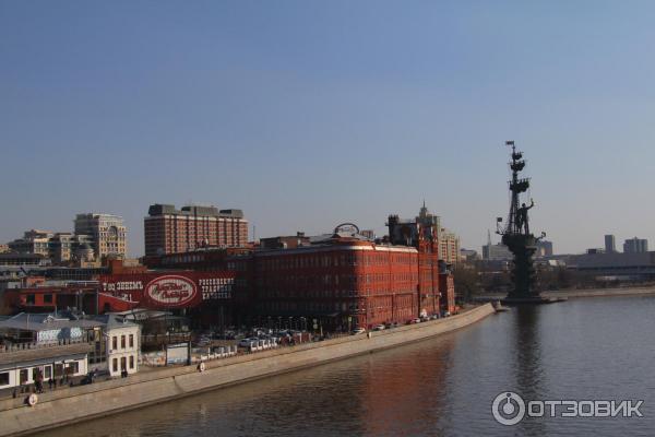 Смотровая площадка храма Христа Спасителя (Россия, Москва) фото