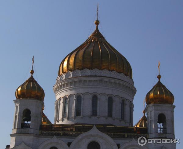 Смотровая площадка храма Христа Спасителя (Россия, Москва) фото