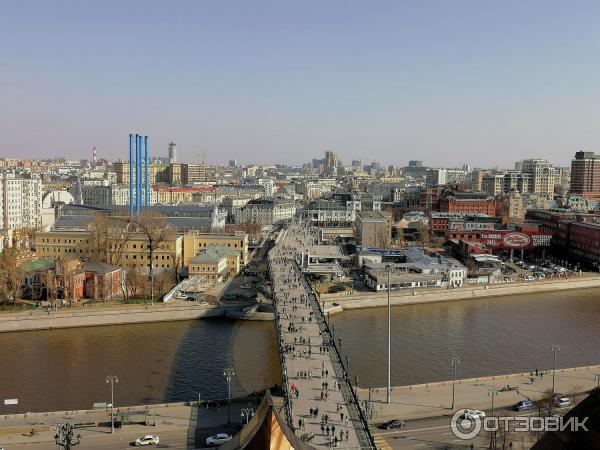 Смотровая площадка храма Христа Спасителя (Россия, Москва) фото