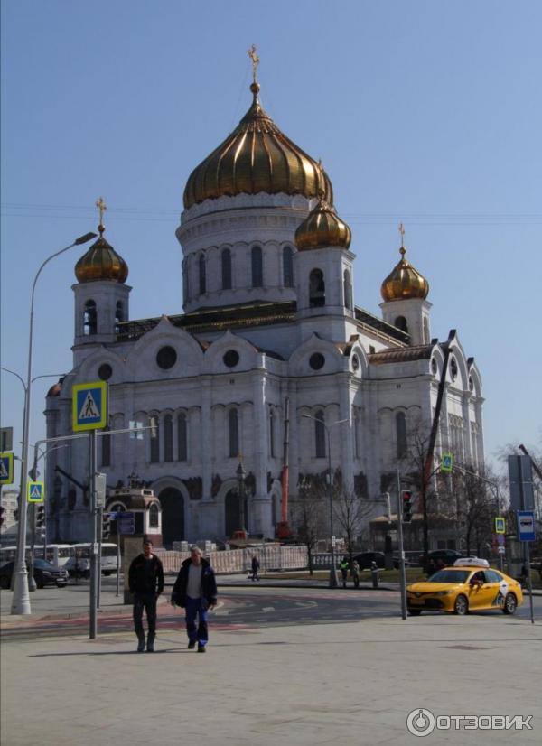 Смотровая площадка храма Христа Спасителя (Россия, Москва) фото