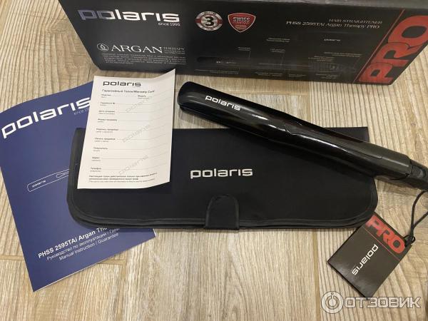 Электрощипцы для моделирования волос Polaris PHSS 2595TAi Argan Therapy Pro фото