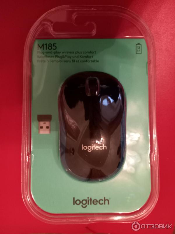 Беспроводная мышь Logitech M185 фото