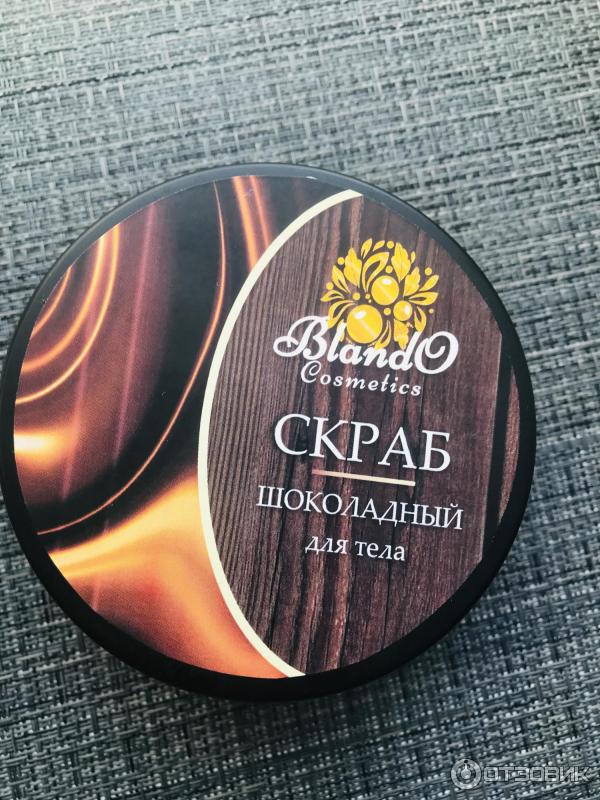 Шоколадный скраб для тела Blando Cosmetics фото