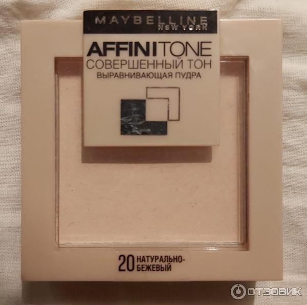 Компактная пудра выравнивающая Maybelline Affinitone Совершенный тон фото