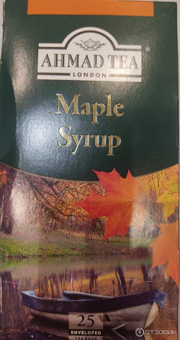 Зеленый чай с кленовым сиропом Ahmad Tea Maple Syrup фото