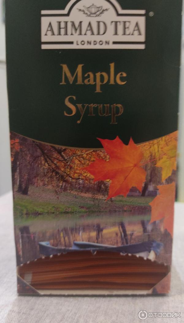 Зеленый чай с кленовым сиропом Ahmad Tea Maple Syrup фото