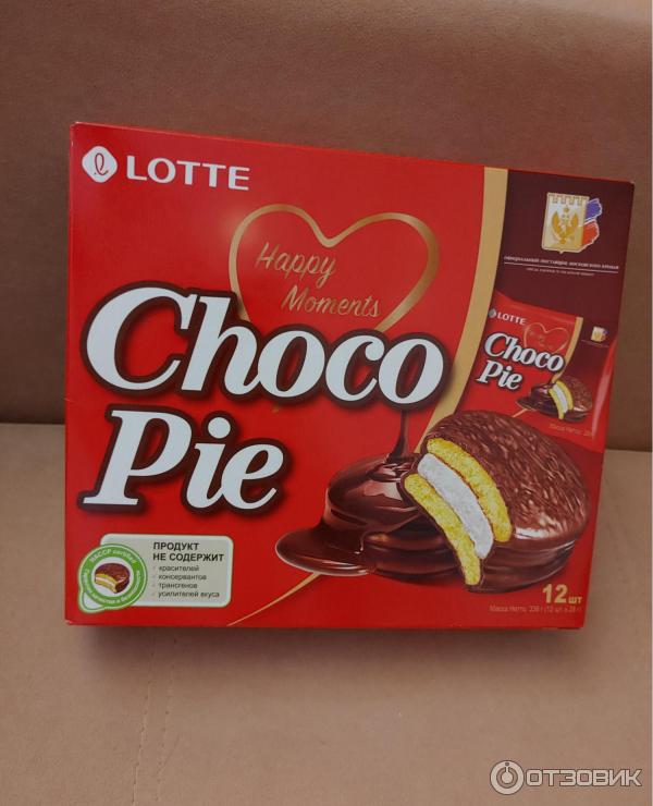 Печенье Lotte Choco Pie фото