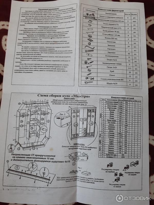 Сборка шкафа маэстро пошагово