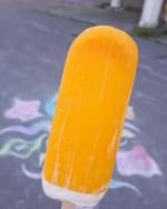 Пломбир ванильный в апельсиновой глазури "Чистая Линия" фото