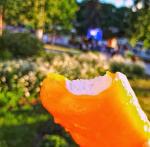 Пломбир ванильный в апельсиновой глазури "Чистая Линия" фото