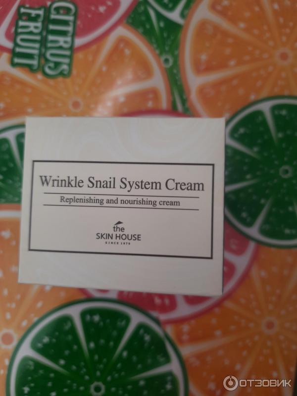 Улиточный крем для лица The Skin House Wrinkle Snail System Cream фото