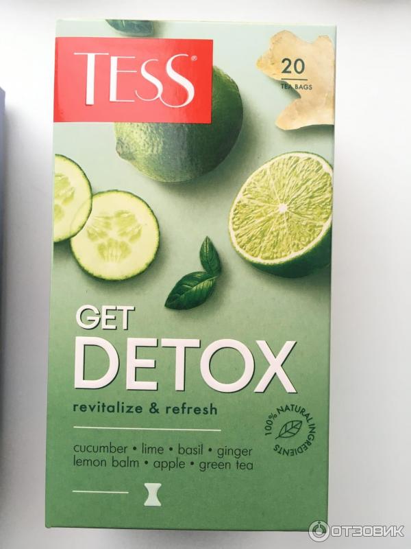 Чай Tess GET DETOX фото