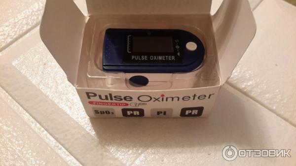 Пульсоксиметр на палец Fingertip Pulse Oximeter фото