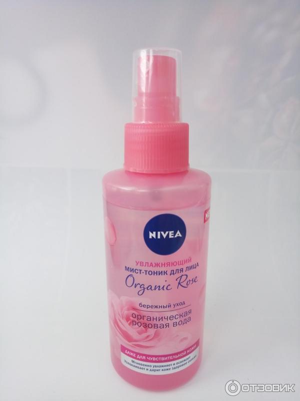 Увлажняющий мист-тоник для лица Nivea Organic Rose фото