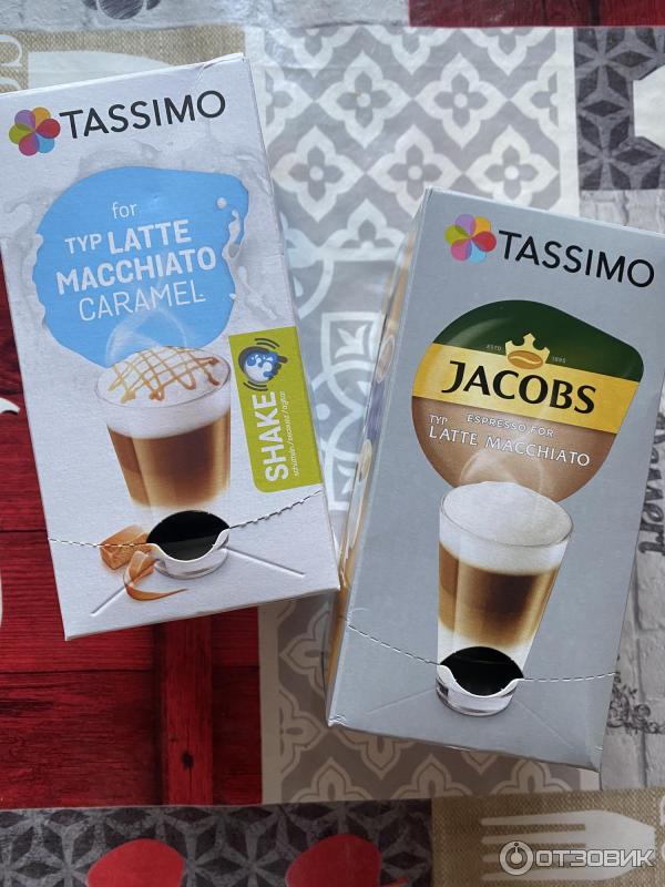 Кофе в капсулах Kraft Foods Tassimo Latte macchiato caramel