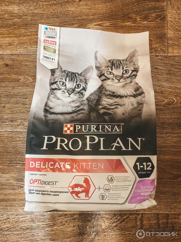 Сухой корм для котят Proplan Purina Delicate фото