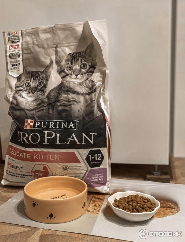 Сухой корм для котят Proplan Purina Delicate фото