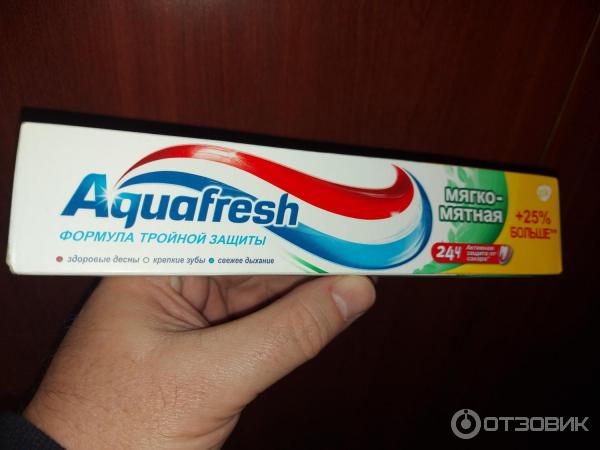 Зубная паста Aquafresh Мягкая мята фото