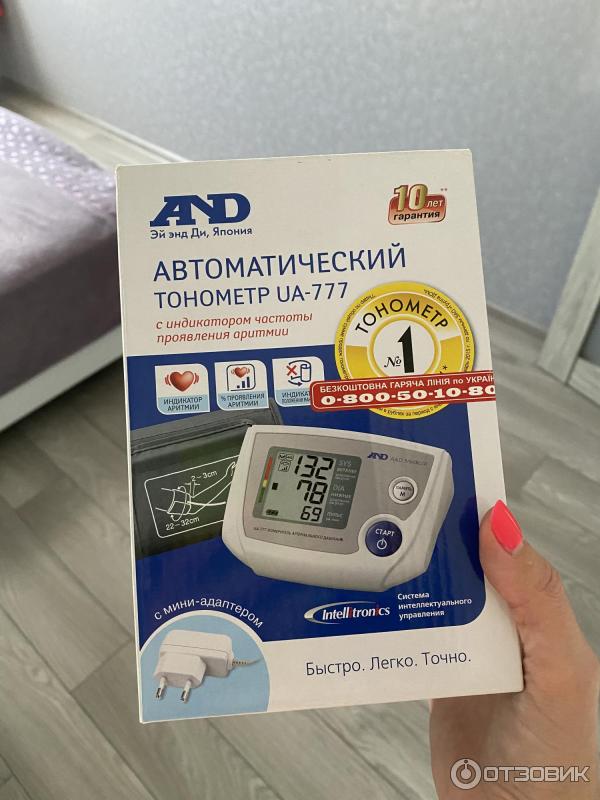 Тонометр автоматический A&D Medical UA-777 фото