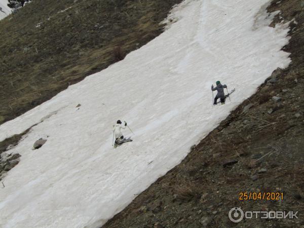 Канатная дорога в пос. Домбай (Россия, Карачаево-Черкессия) фото