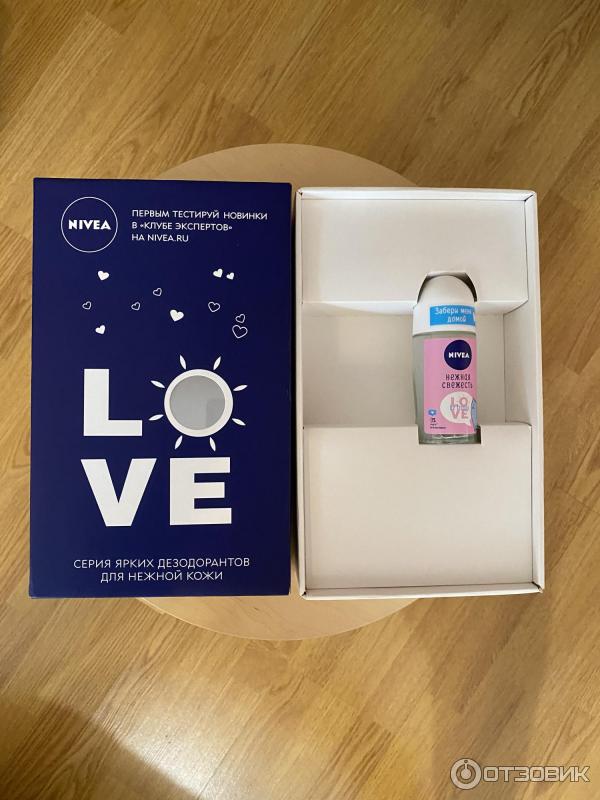 Антиперспирант шарик Love to be trendy Nivea Нежная свежесть фото