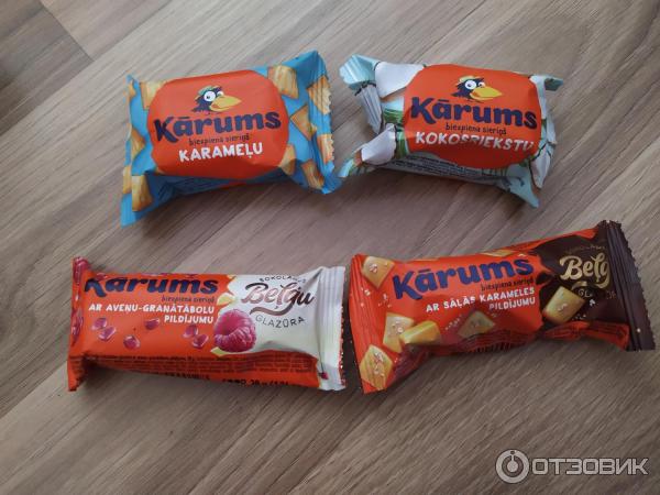 Творожные глазированные сырки Karums