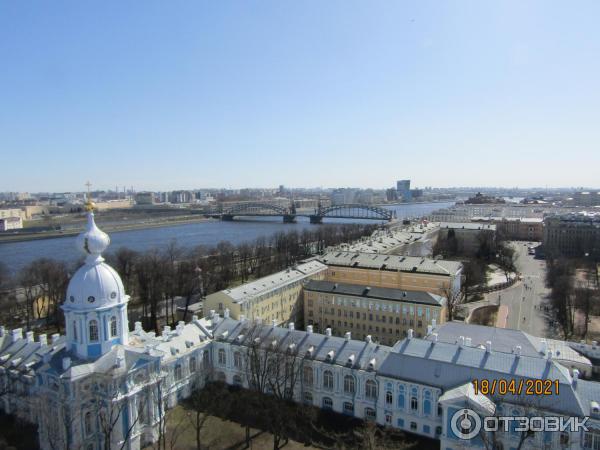 Смотровая площадка на звоннице Смольного собора (Россия, Санкт-Петербург) фото