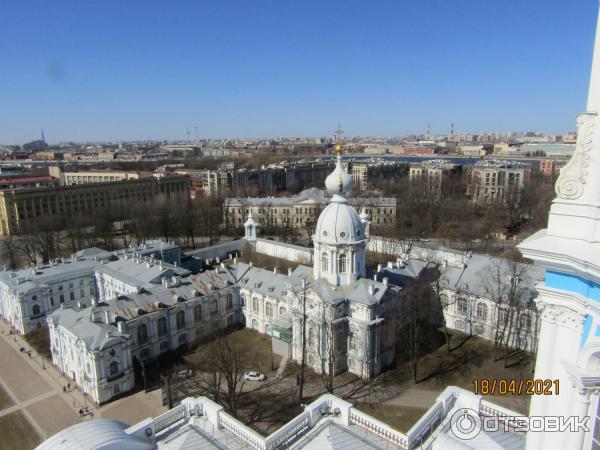 Смотровая площадка на звоннице Смольного собора (Россия, Санкт-Петербург) фото