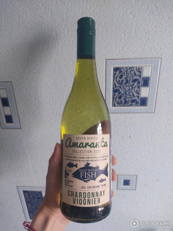 Вино белое сухое Amaranta Chardonnay-Viognier фото