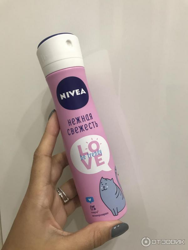 Антиперспирант-спрей Nivea Love Be Trendy Нежная свежесть фото