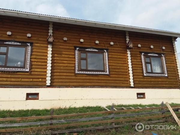 Пропитка антисептик Текстурол классик на оцилиндрованном доме