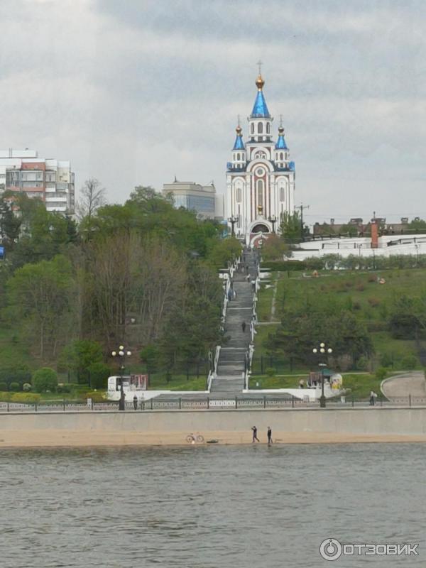 Прогулка на речном трамвайчике по р. Амур (Россия, Хабаровск) фото